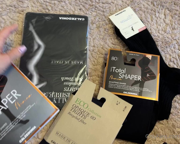 Lady_Katarzyna aka lady_katarzyna - 11-30-2023 OnlyFans Video - Part II of Calzedonia unboxing