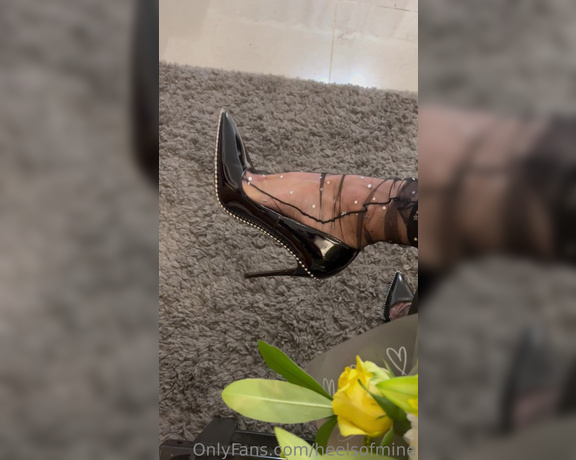 Heels of mine aka heelsofmine - 03-11-2023 OnlyFans Video - Dangling with sheer socks