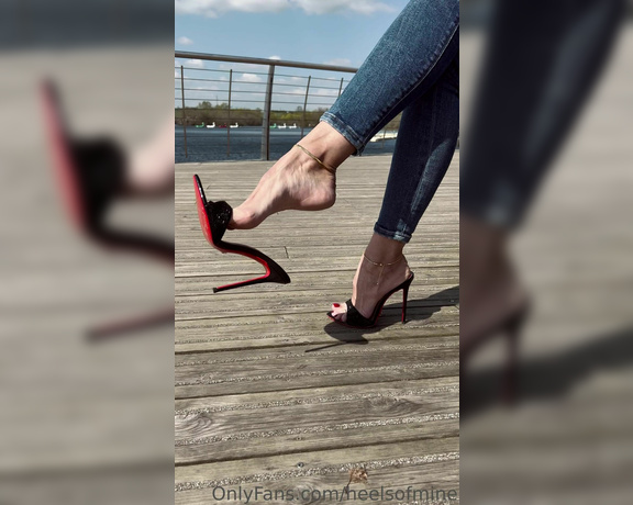 Heels of mine aka heelsofmine - 04-23-2023 OnlyFans Video - Short clip of dangling in publicwould you like to see longer clip