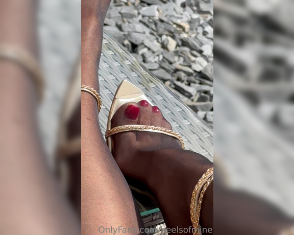 Heels of mine aka heelsofmine - 07-09-2023 OnlyFans Video - I really like how my red toes are visible through the stockingsdo you like it