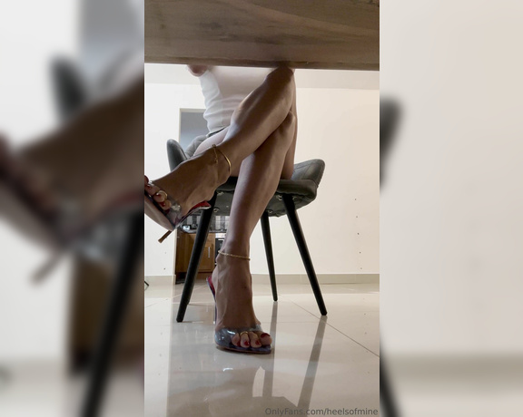 Heels of mine aka heelsofmine - 09-26-2023 OnlyFans Video - Is it not the best place for you Under my table