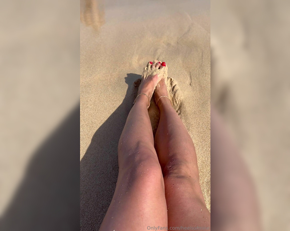 Heels of mine aka heelsofmine - 11-28-2023 OnlyFans Video - I love the feeling on sand under my feetits almost the same as when my feet