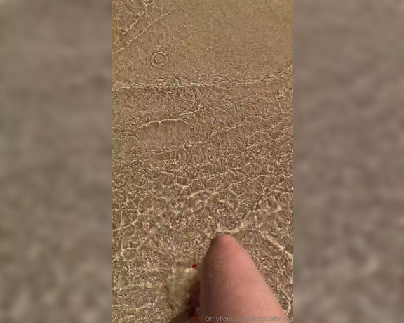 Heels of mine aka heelsofmine - 11-28-2023 OnlyFans Video - I love the feeling on sand under my feetits almost the same as when my feet