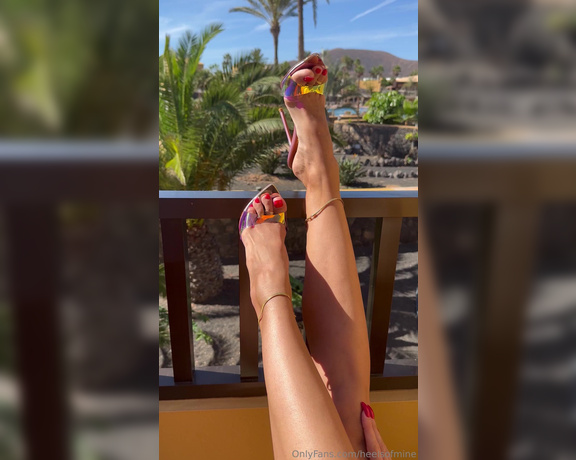 Heels of mine aka heelsofmine - 12-07-2023 OnlyFans Video - I love these mules in the sun