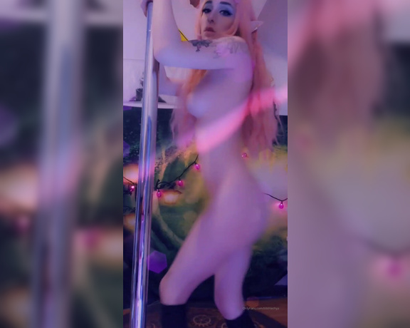 Lillith Lethya aka lillithlethya - 03-16-2020 OnlyFans Video - Imma learn how 5o use the pole better soon