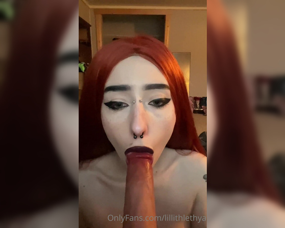 Lillith Lethya aka lillithlethya - 07-09-2022 OnlyFans Video - what if I sucked your dick like this