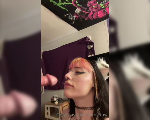 Lillith Lethya aka lillithlethya - 01-22-2023 OnlyFans Video - face fuck and a creampie The best of both worlds