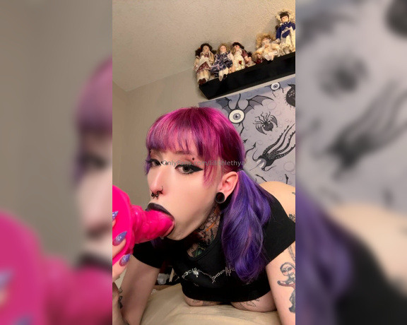 Lillith Lethya aka lillithlethya - 09-18-2024 OnlyFans Video - I need more throat training toys so I can work on taking it all for you