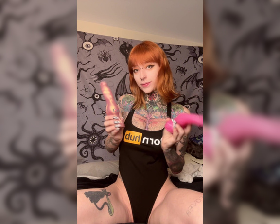 Lillith Lethya aka lillithlethya - 11-28-2024 OnlyFans Video - Unboxing some dildos from UncoverCreations then fucking my ass