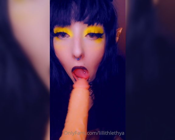 Lillith Lethya aka lillithlethya - 07-04-2020 OnlyFans Video - oopsies I got lipstick on it