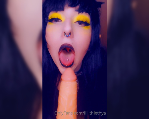 Lillith Lethya aka lillithlethya - 07-04-2020 OnlyFans Video - oopsies I got lipstick on it