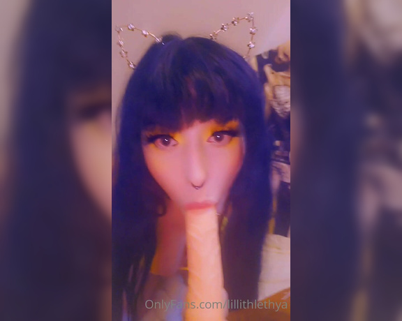 Lillith Lethya aka lillithlethya - 07-04-2020 OnlyFans Video - Id look so hot blowing you, dont you think