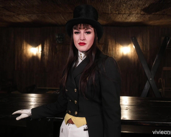 Vivienne L'Amour aka Vlproductionsuk OnlyFans - THE KINKY RIDER Spend some time with Goddess Vivienne POV  dressed impeccably in her best equestr 2