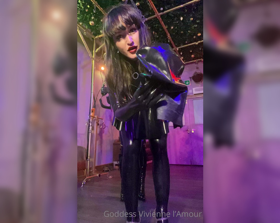 Vivienne L'Amour aka Vlproductionsuk OnlyFans - You will be my rubber slut & gimpy cuck