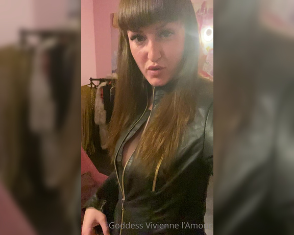 Vivienne L'Amour aka Vlproductionsuk OnlyFans - New leather outfit trying