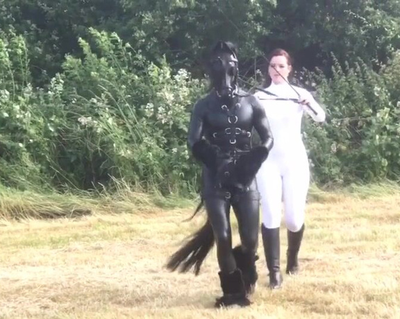 Vivienne L'Amour aka Vlproductionsuk OnlyFans - #PonyPlay #Handler #OutdoorFootage