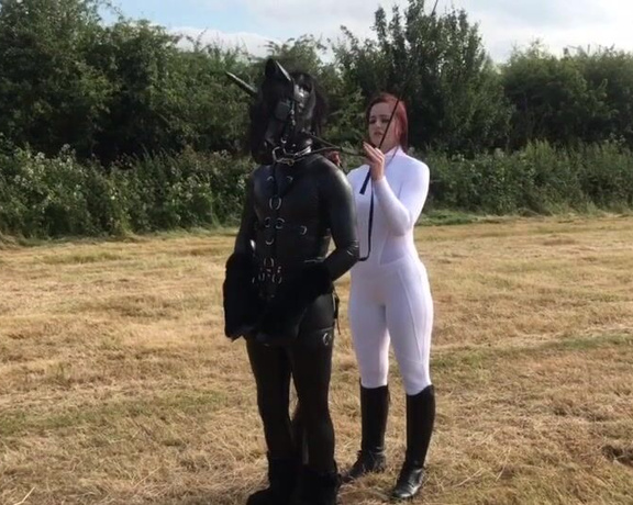 Vivienne L'Amour aka Vlproductionsuk OnlyFans - #PonyPlay #Handler #OutdoorFootage