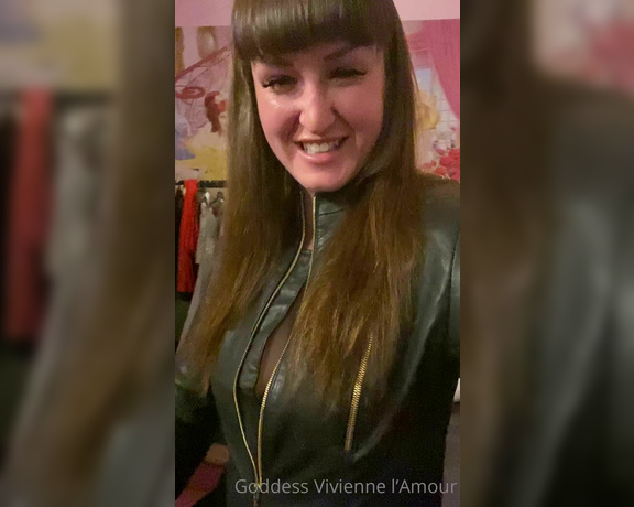 Vivienne L'Amour aka Vlproductionsuk OnlyFans - Leather!