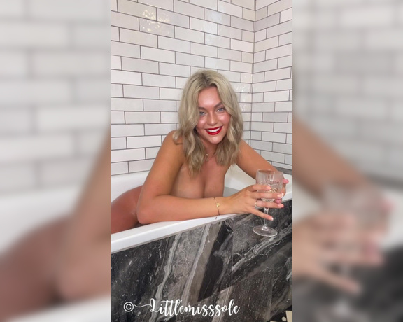 Littlemisssole aka Littlemisssole OnlyFans - Full length video Bath JOI