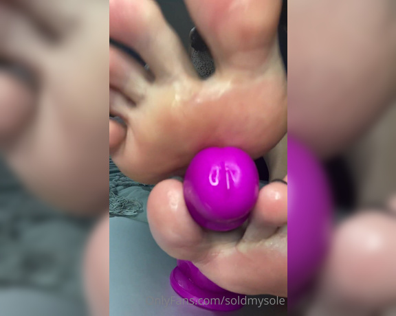 Liv aka Soldmysole OnlyFans - Dildo FJ toes POV with extra toe close ups for my top lovers