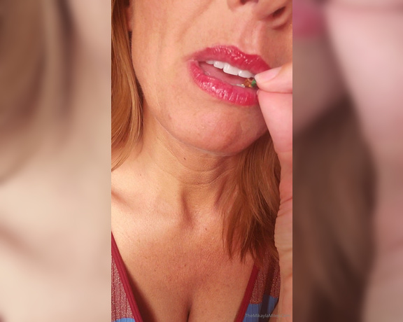 Mikayla Miles aka Themikaylamiles OnlyFans - Giantess Vore Mikayla Munches on Her TinyMan then burps! Mikayla loves her little snacks! #giantess