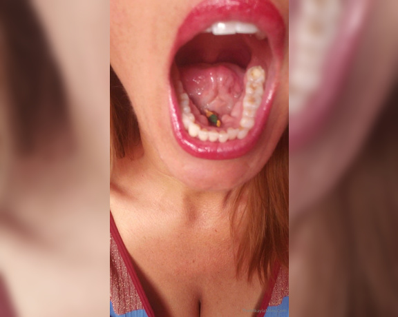 Mikayla Miles aka Themikaylamiles OnlyFans - Giantess Vore Mikayla Munches on Her TinyMan then burps! Mikayla loves her little snacks! #giantess