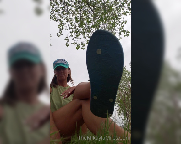 Mikayla Miles aka Themikaylamiles OnlyFans - THE Sound Of Mikaylas Flip Flops! #flipflops #mikaylamiles #asmr #nature #bigfeet #sexyfeet #muscul