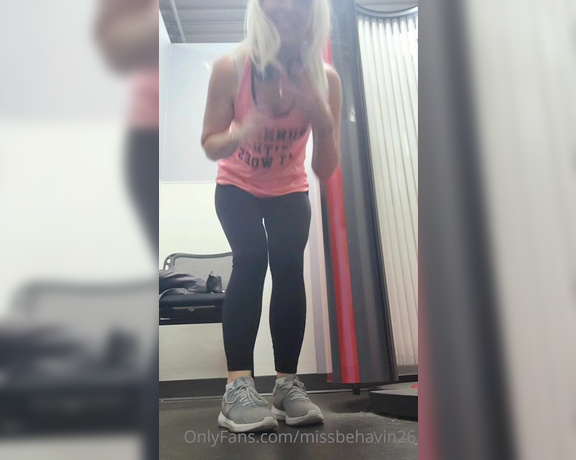 Missbehavin26 aka Missbehavin26 OnlyFans - At the gym snook away fir a min