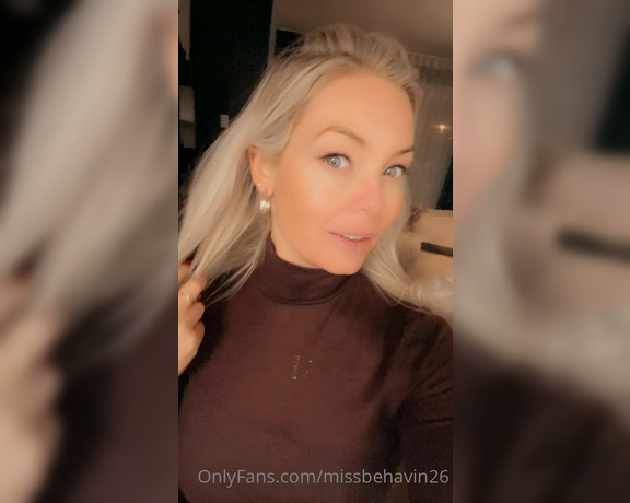 Missbehavin26 aka Missbehavin26 OnlyFans - Monday thanksgiving update