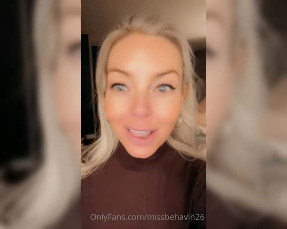 Missbehavin26 aka Missbehavin26 OnlyFans - Monday thanksgiving update