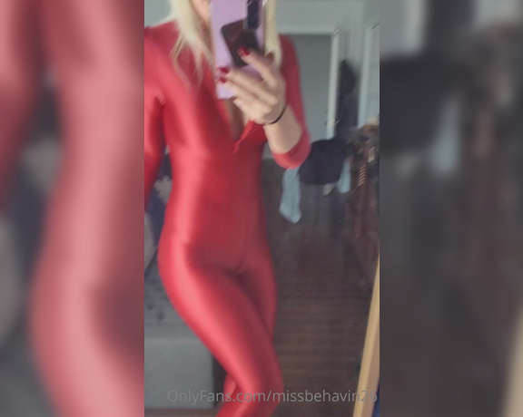 Missbehavin26 aka Missbehavin26 OnlyFans - Update in half my costume!