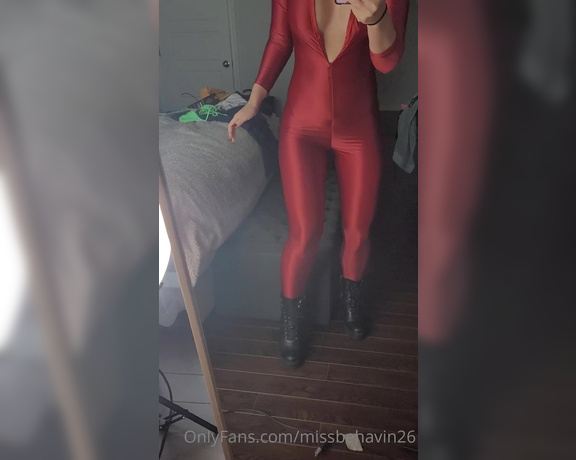 Missbehavin26 aka Missbehavin26 OnlyFans - Update in half my costume!