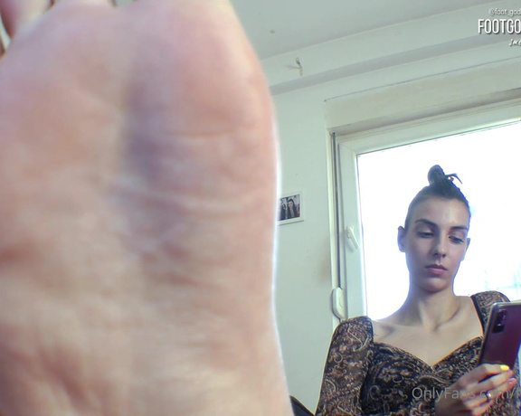 Foot Goddess Mia aka Footgoddessmia OnlyFans - Just ignoring you, slut!