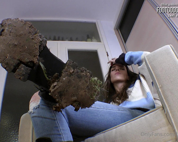 Foot Goddess Mia aka Footgoddessmia OnlyFans - Extremely muddy boots  part 1 For you bitches who love mud, boots and kneeling Kneel and fantasize