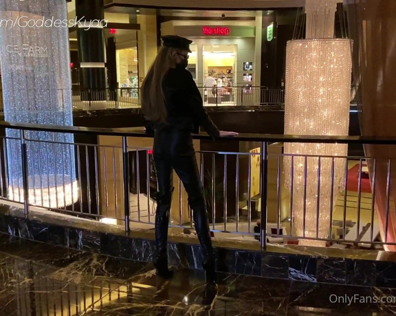 Goddess Kyaa aka Goddesskyaa OnlyFans - Follow my boots out of the safety of your hotel, worship my heels in public you don’t care who sees