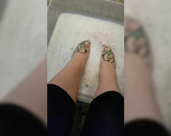 Adreena Angela aka Adreena_angela OnlyFans - Between session foot bath