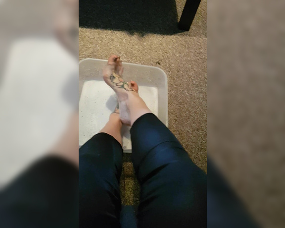 Adreena Angela aka Adreena_angela OnlyFans - Between session foot bath