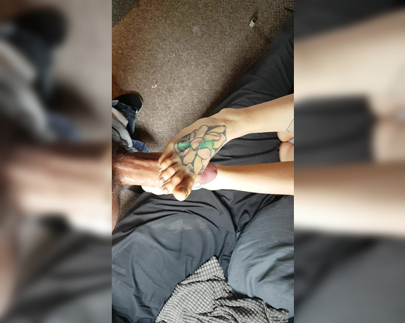 Adreena Angela aka Adreena_angela OnlyFans - Clip POV foot job Practising on my very lucky test subject I see now he kept getting my puss in