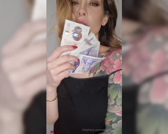 Adreena Angela aka Adreena_angela OnlyFans - Bored last night so indulged in a cash drop chez moi I forgot what a buzz it is to have a man hand