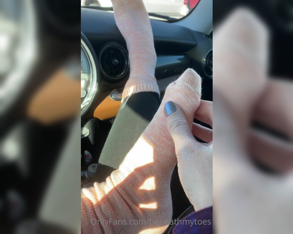 Beneathmytoes aka Beneathmytoes OnlyFans - Car break Didn’t listen or watch before I posted so I’m not sure what you’re getting Haha 1