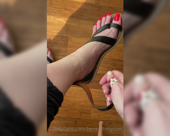 Beneathmytoes aka Beneathmytoes OnlyFans - A few in and a few out of sandals 7