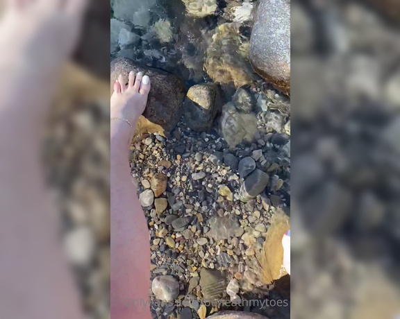 Beneathmytoes aka Beneathmytoes OnlyFans - Ok That water was cold AF! It felt good tho 2