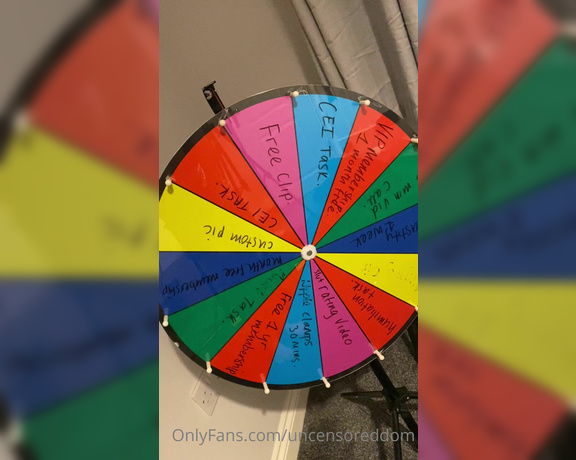 Obey Angelina aka Uncensoreddom OnlyFans - FUN FRIDAY WITH ANY VIDEO OPEN THIS EVE YOU GET A FREE SPIN ON MY PRIZE WHEEL YOUR SPIN WILL BE POST