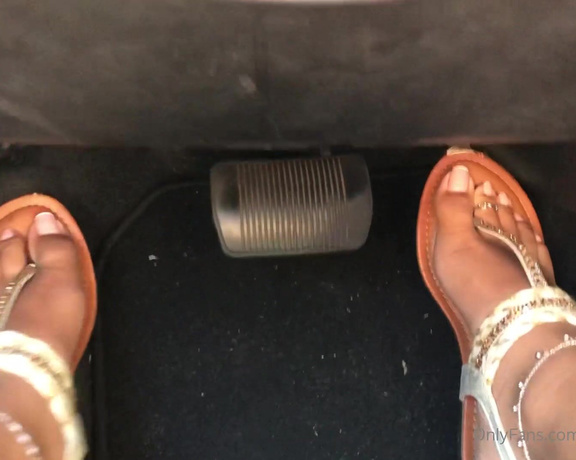 Eye Candy Toes aka Eyecandytoes Footjob OnlyFans - Pedal Pumping on my Sunday Drive