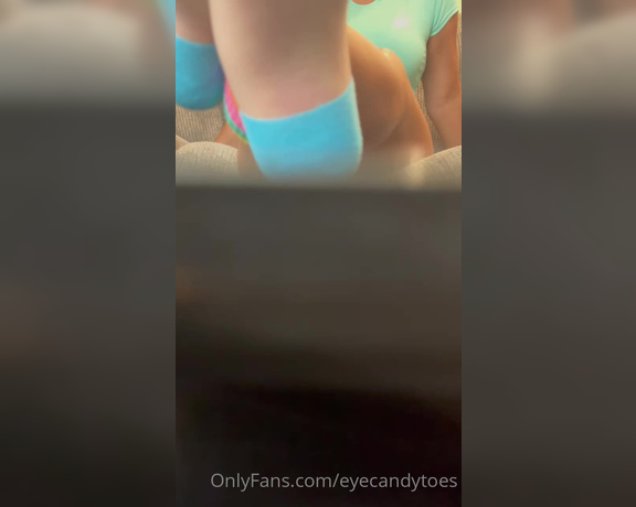 Eye Candy Toes aka Eyecandytoes Footjob OnlyFans - Sexy Nylon Sock Removal
