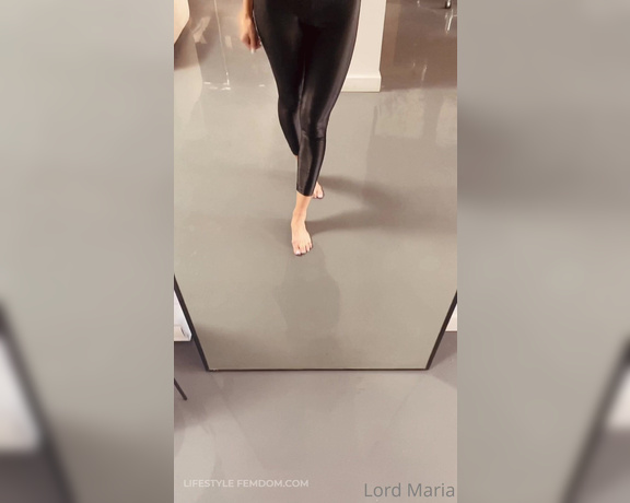 Lord Goddess Maria aka Lordmaria OnlyFans - Black on black with a splash of pink