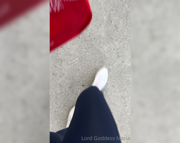 Lord Goddess Maria aka Lordmaria OnlyFans - I couldnt let this loser get back in the car without giving it a bit more public humiliation Its