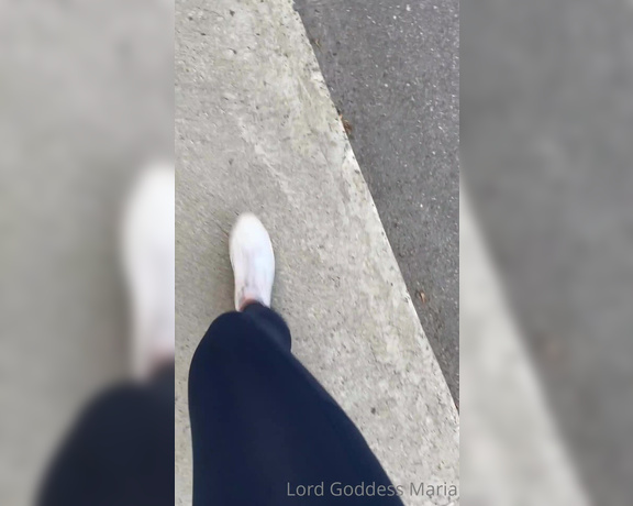 Lord Goddess Maria aka Lordmaria OnlyFans - I couldnt let this loser get back in the car without giving it a bit more public humiliation Its