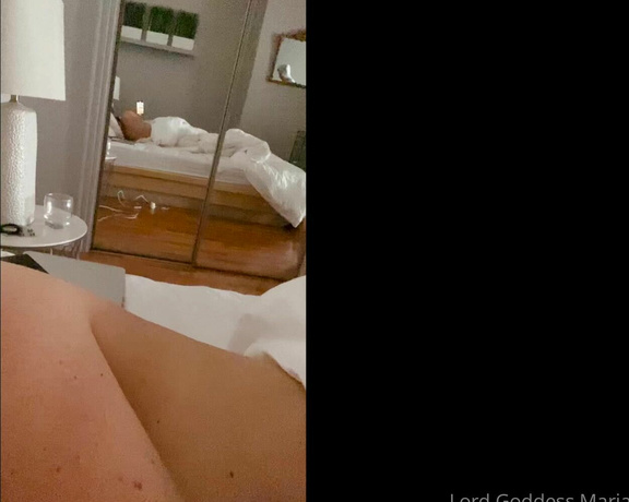 Lord Goddess Maria aka Lordmaria OnlyFans - This is the only way My morning should go, followed by a foot massage of course