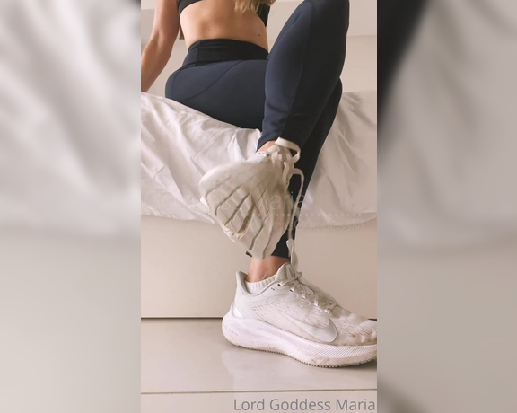 Lord Goddess Maria aka Lordmaria OnlyFans - Where are My foot fanatics at Do you love sweaty feet What would you do to get the opportunity to